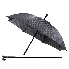 Wandelstok en paraplu in één